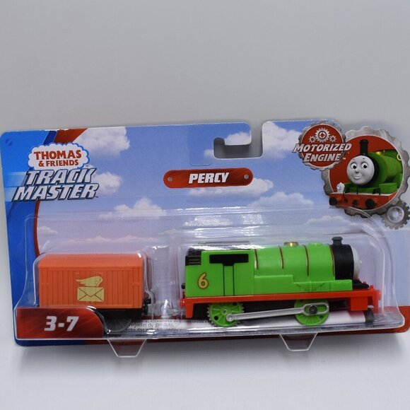 Percy & Mail Cargo Car Motorized Trackmaster Revolution Train Tank Engine New - Picture 1 of 10